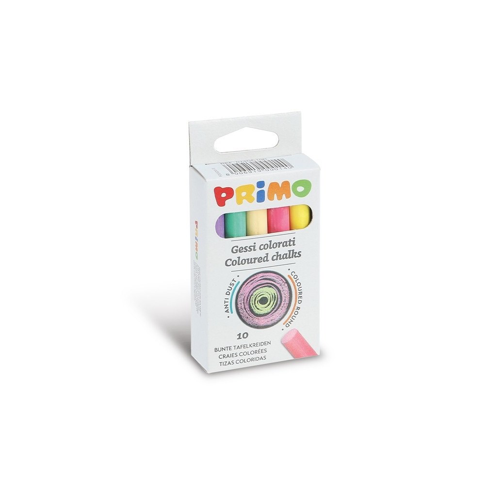 PRIMO Primo 014GC10R, 10 styck, Multifärg, Vit, Rund, 3 År, Pojke/...