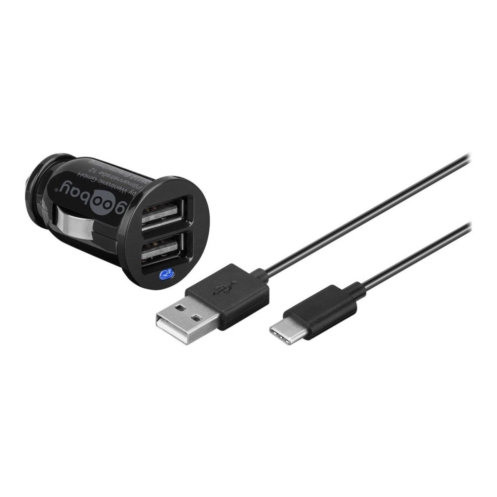 Goobay goobay strömadapter för bil - 4 stifts USB 2.0-rubrik