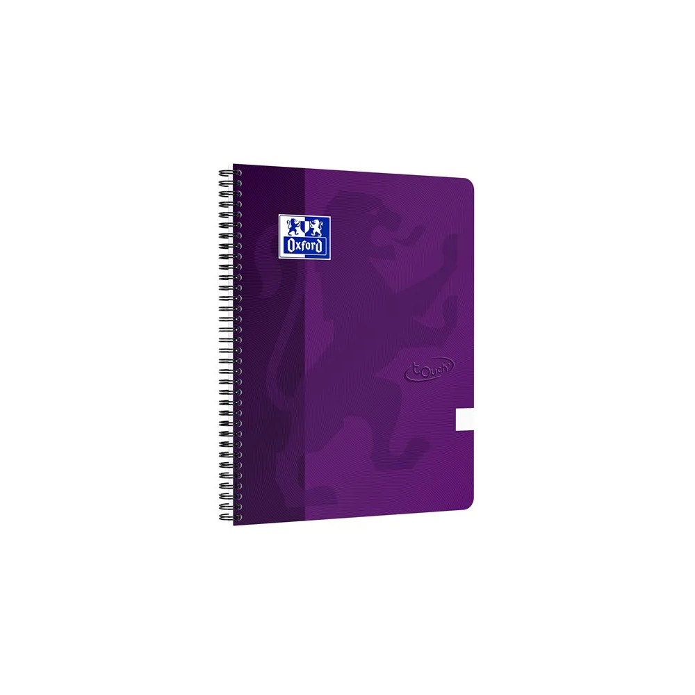 Oxford Office Notesbog A4+ Oxford Touch lilla blank 90g