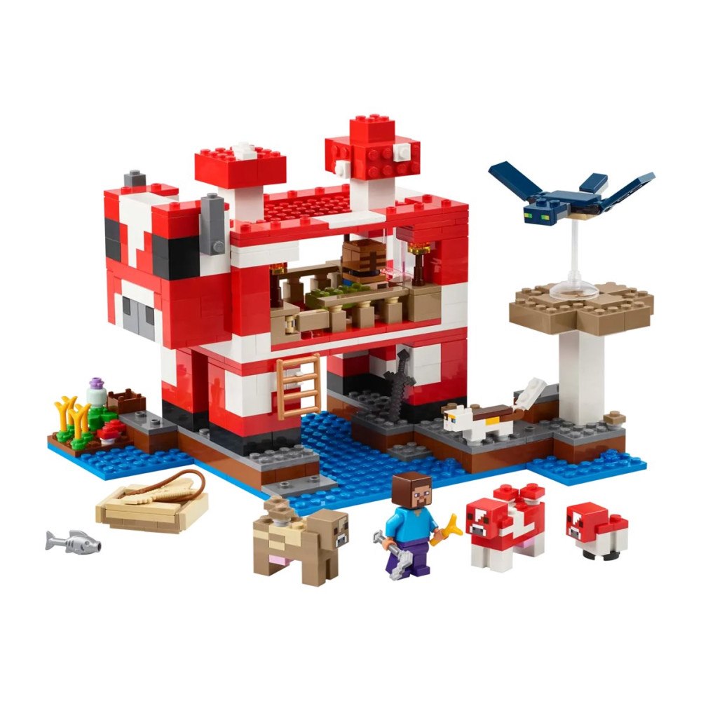 LEGO LEGO Minecraft 21270 - Mooshroom-huset - byggsats