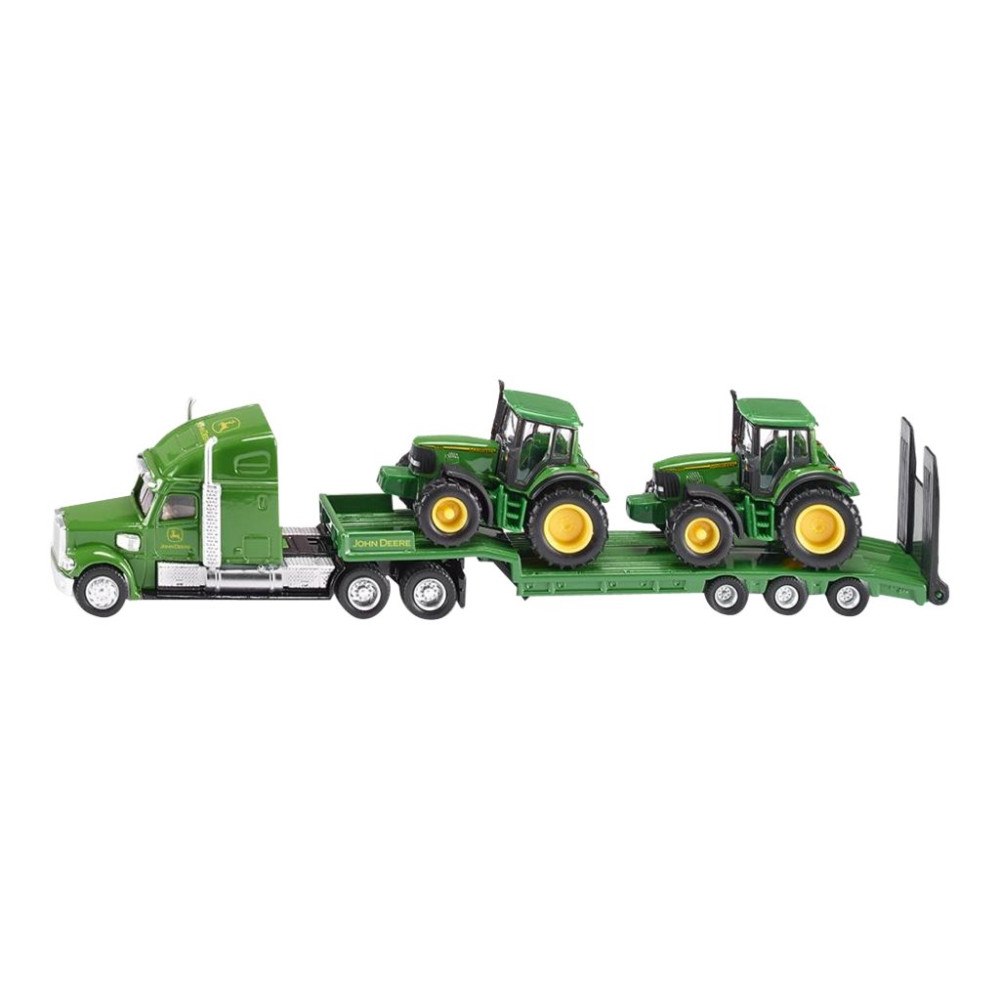 SIKU Siku Farmer - Low Loader With John Deere Tractors