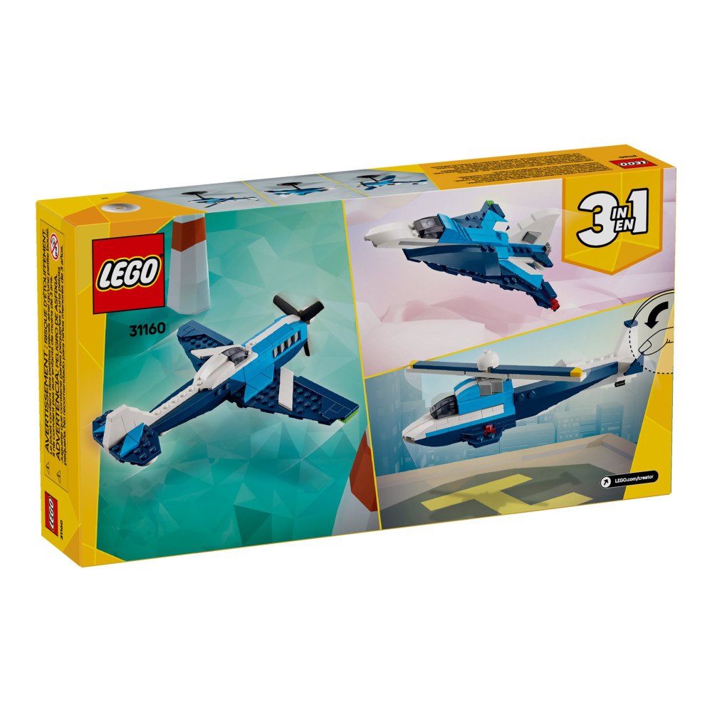 LEGO LEGO Creator 3in1 31160 - Flygplan: Racerplan - byggsats