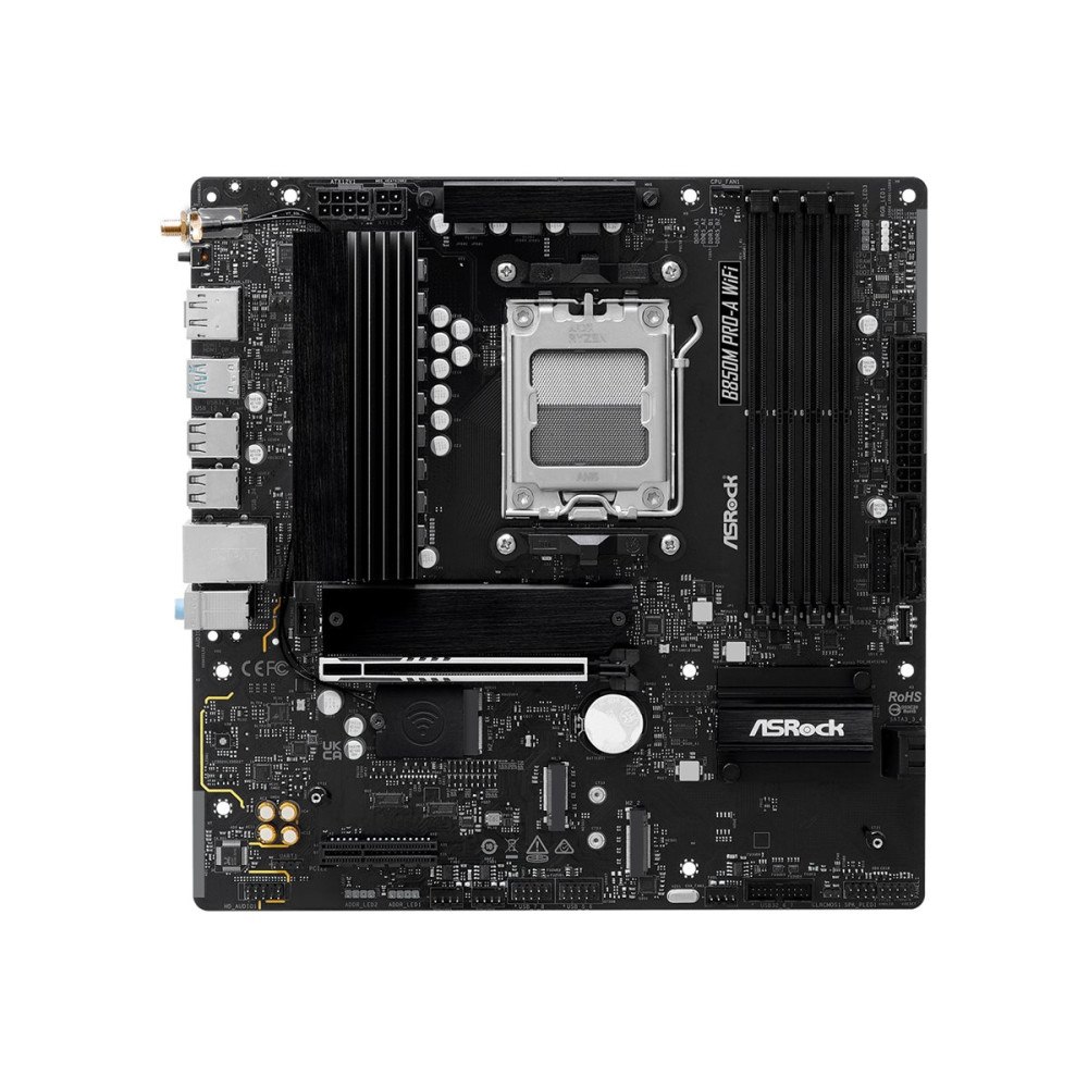 ASRock ASRock B850M Pro-A WIFI - moderkort - micro ATX - Socket AM5 - AMD B850