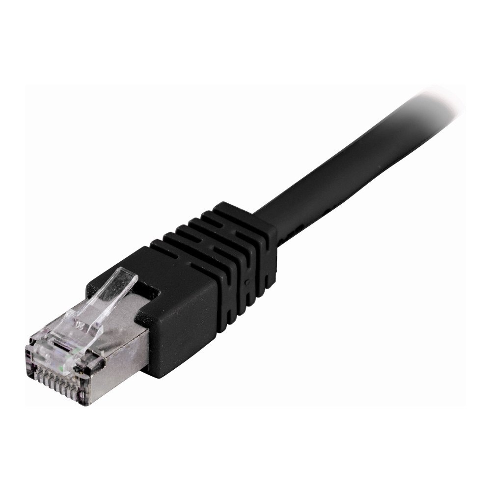 Deltaco DELTACO STP-625S - patch-kabel - 25 m - svart