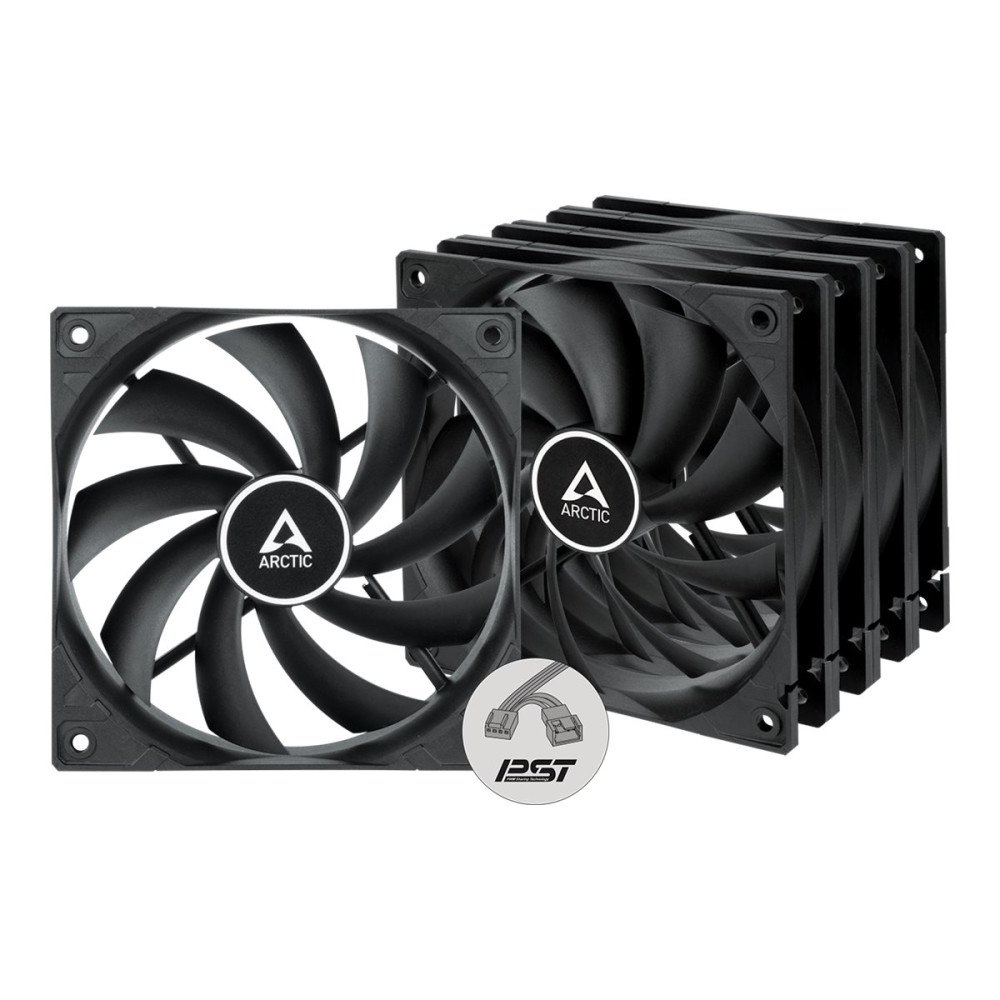 Arctic Cooling ARCTIC F12 PWM PST - Value Pack - lådfläkt