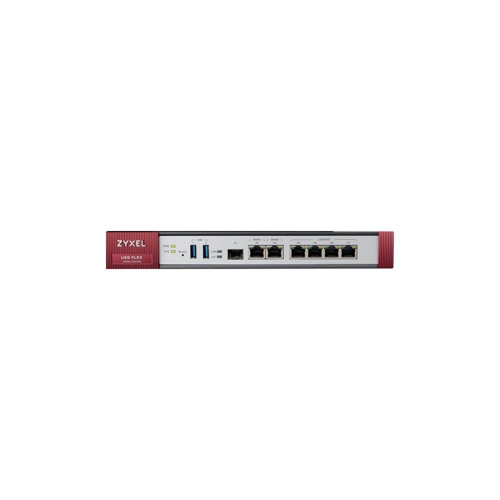 ZyXEL Communications Zyxel ZyWALL USG FLEX 200 - UTM Bundle - firewall - med 1 års AV+IDP, AS, CF