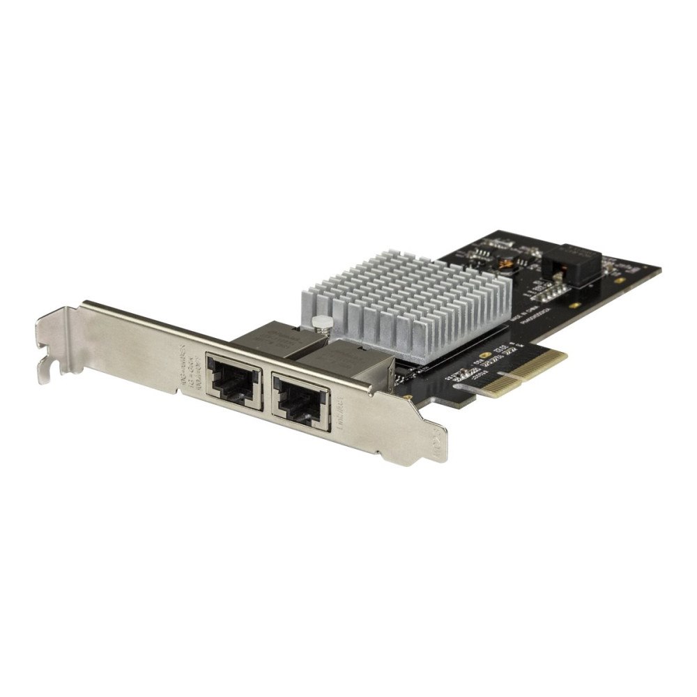 StarTech.com StarTech.com PCIe 10GBase-T / NBASE-T Ethernet nätverkskort med 2 portar - med Intel X550-chip - nätverksadapter - PCIe...