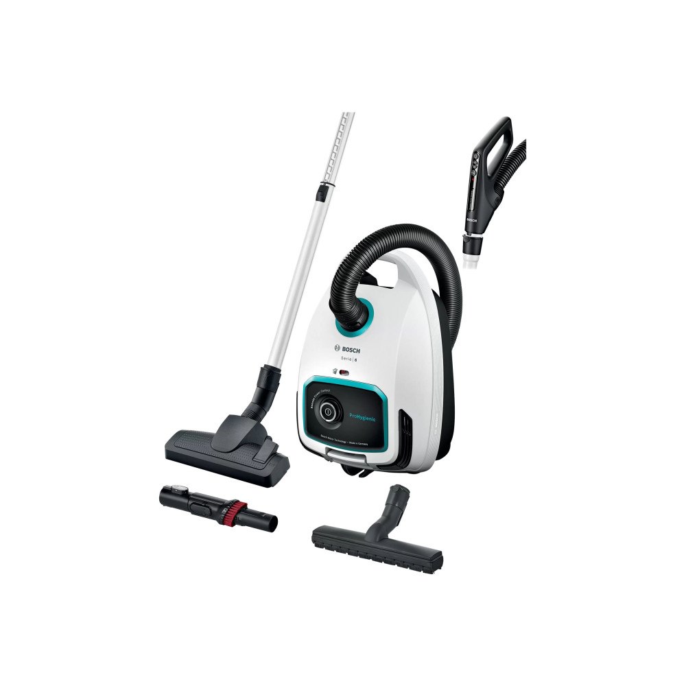 Bosch Group Bosch Serie | 6 ProHygienic BGL6HYG1 - dammsugare - med behållare - vit / svart
