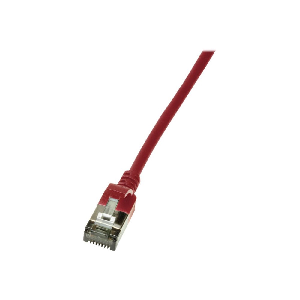 2direct LogiLink SlimLine - patch-kabel - 50 cm - röd, RAL 3031