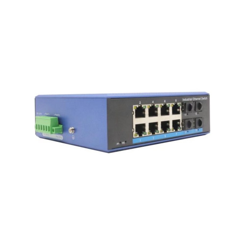 Digitus DIGITUS - switch - industriell - 12 portar - ohanterad - rackmonterbar