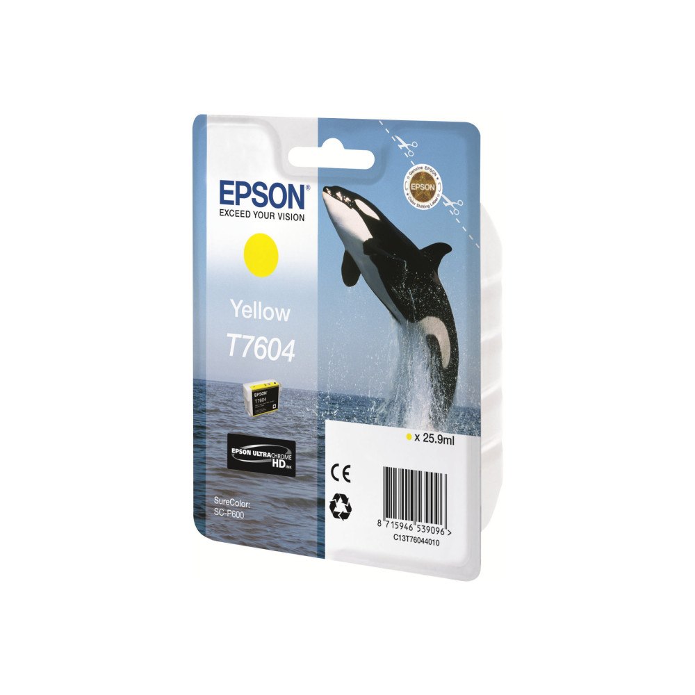 EPSON Epson T7604 - gul - original - bläckpatron