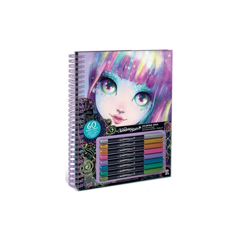 NEBULOUS STARS Nebulous Star Black Pages Coloring Book