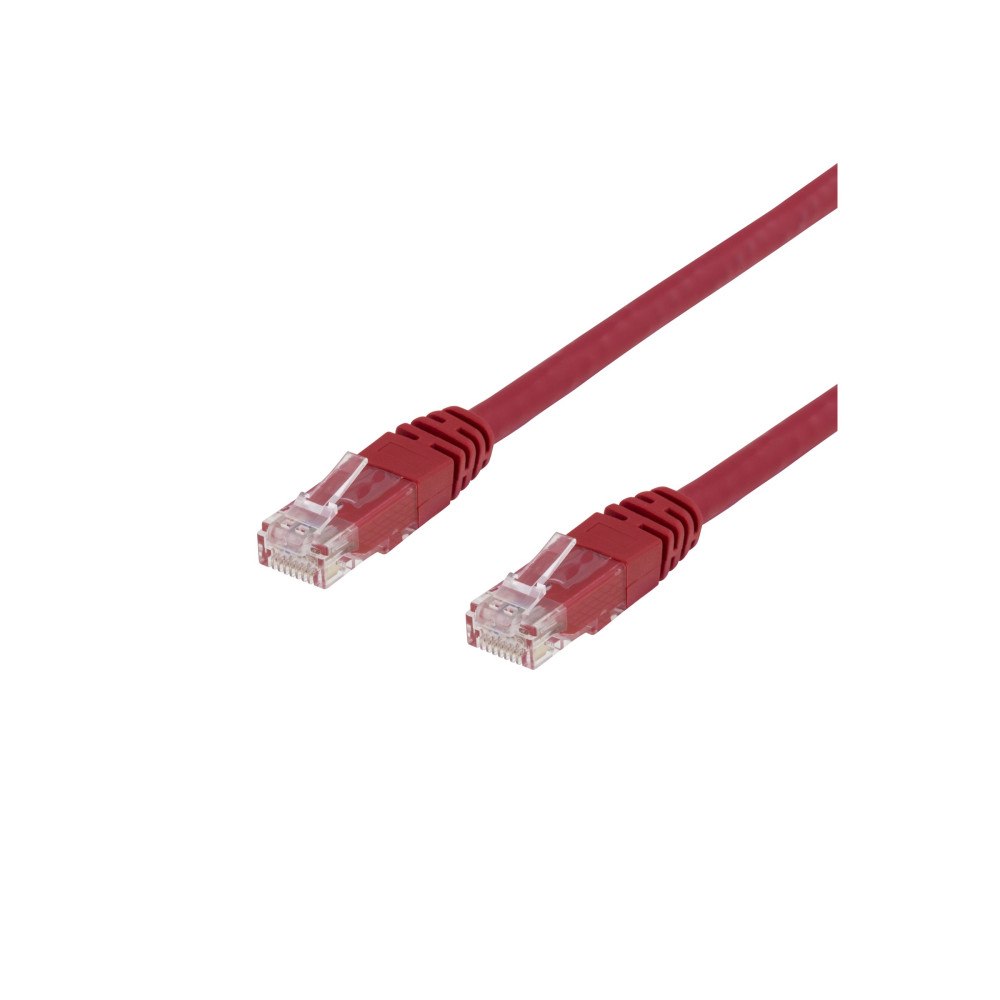 Deltaco DELTACO patch-kabel - 3 m - röd