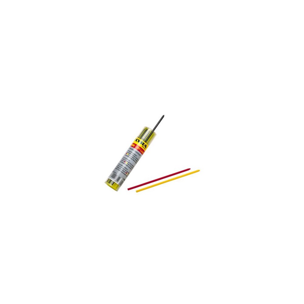 LYRA Dybhulspen refill rød, gul og sort Basic 12stk Lyra Dry 10,5...