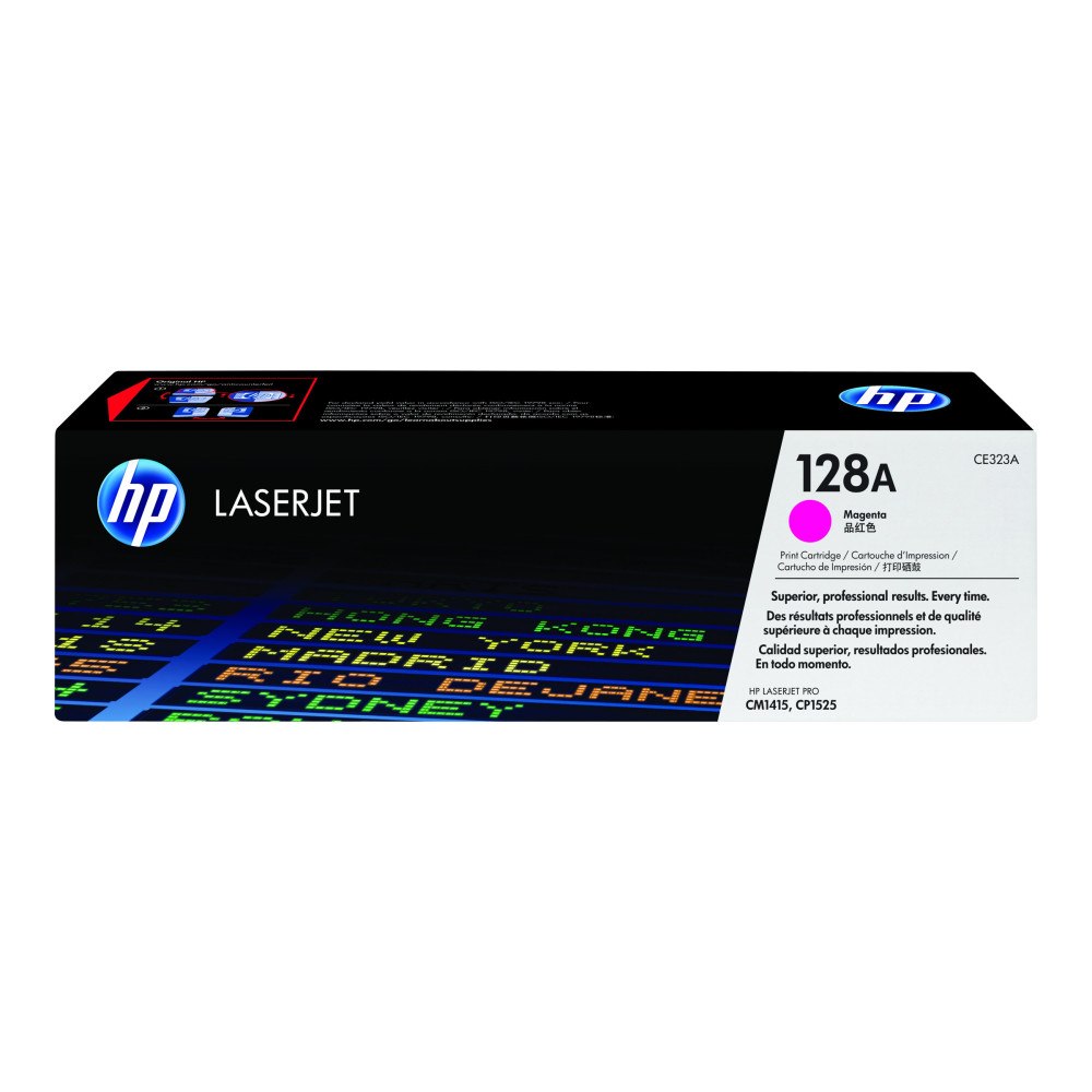 HP HP 128A - magenta - original - LaserJet - tonerkassett (CE323A)