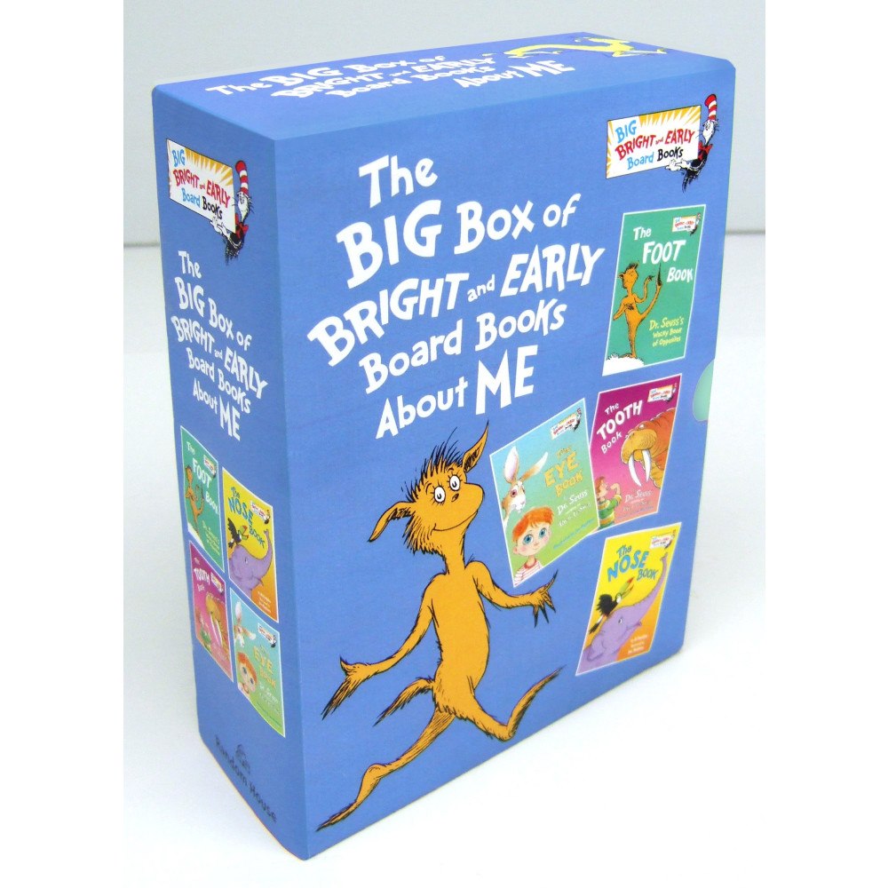 Penguin Random House USA The Big Boxed Set of Bright and Early Board Books About Me: The Foot Book; The Eye Book; The Tooth Book; The Nose Book (...