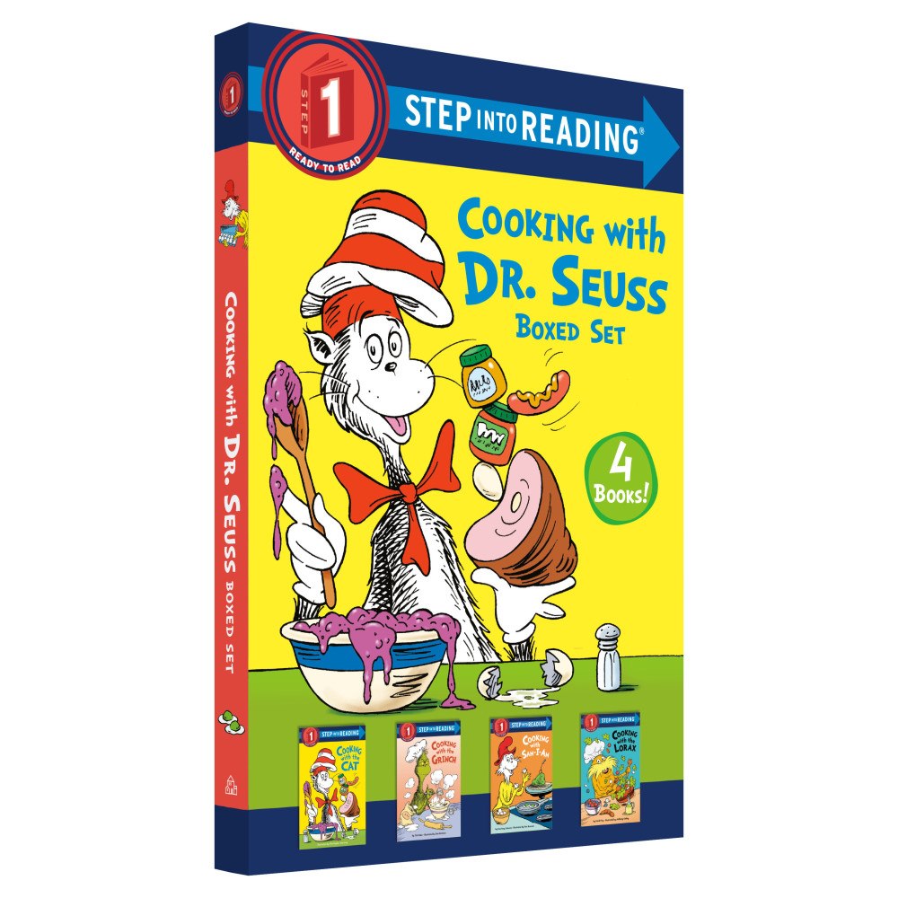 Penguin Random House USA Cooking with Dr. Seuss Step into Reading 4-Book Boxed Set: Cooking with the Cat; Cooking with the Grinch; Cooking with S...