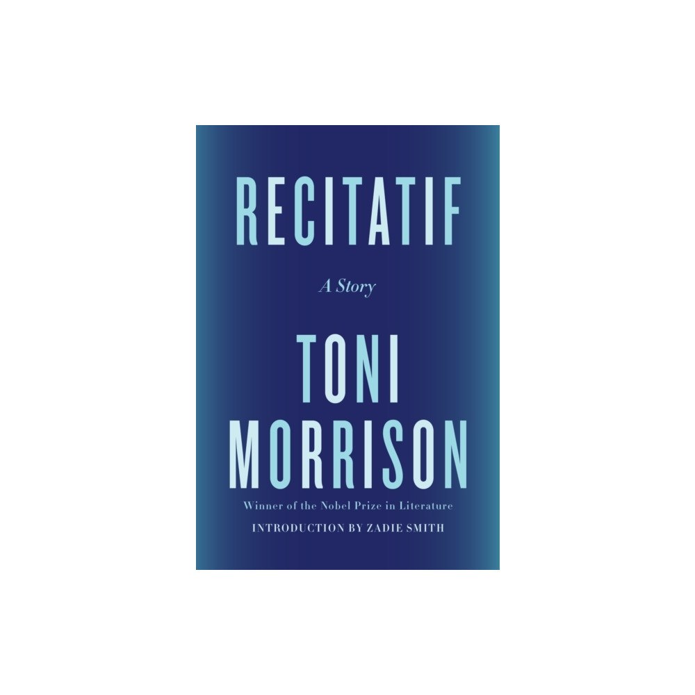 Toni Morrison Recitatif (inbunden, eng)