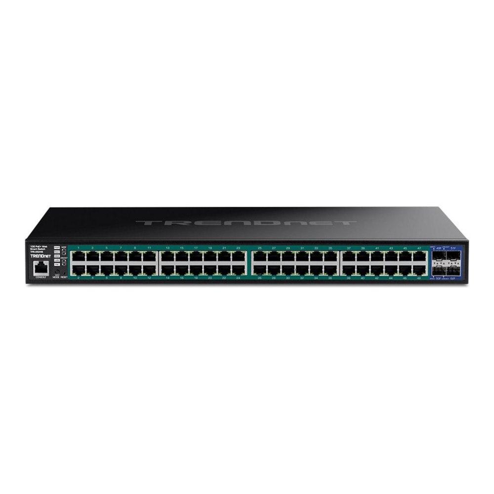 TRENDnet TRENDnet TPE-3524S - switch - 52-port, web - 52 portar - smart - rackmonterbar - TAA-kompatibel