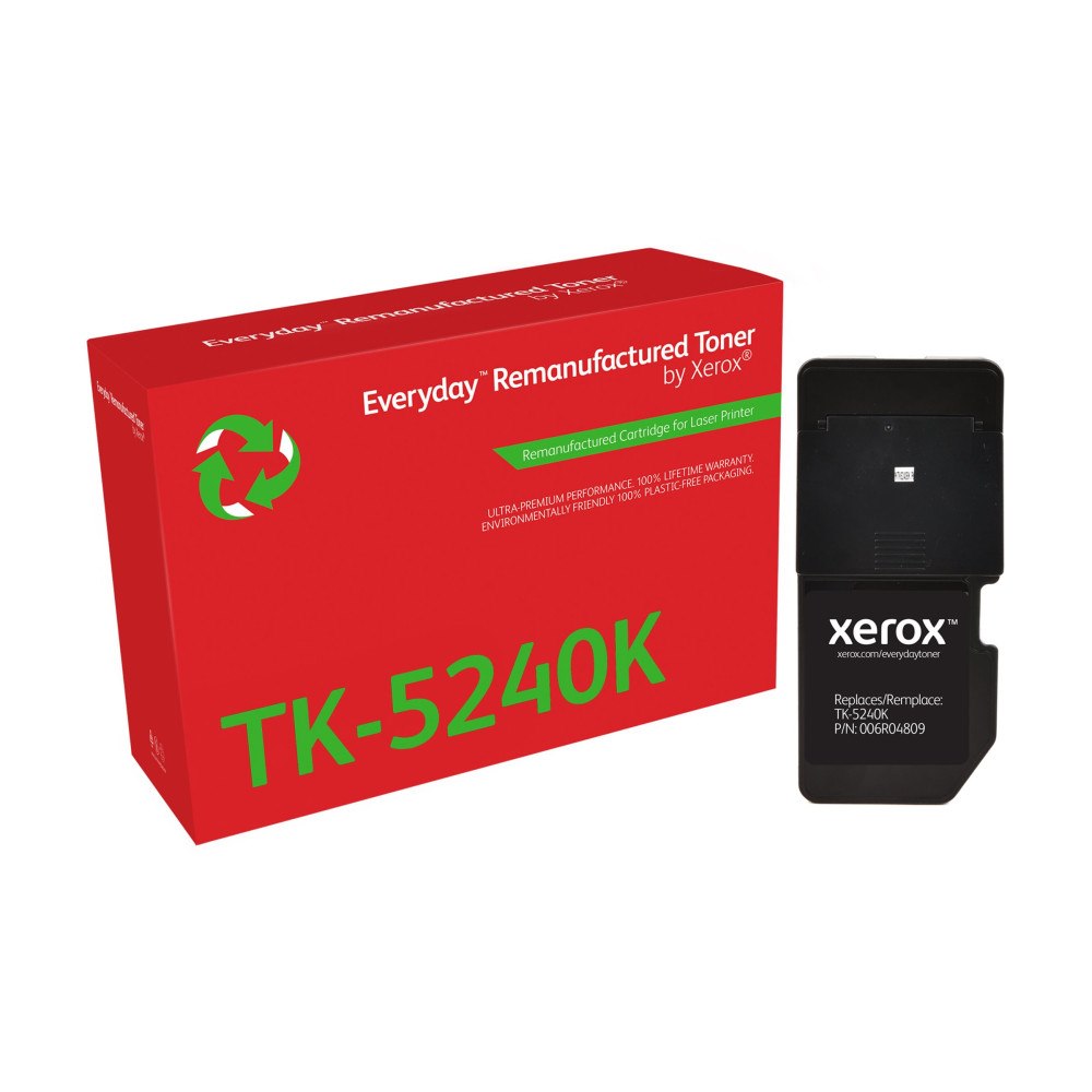 XEROX Everyday - svart - kompatibel - återanvänd - tonerkassett (alternativ för: Kyocera TK-5240K) - Green World Alliance retu...