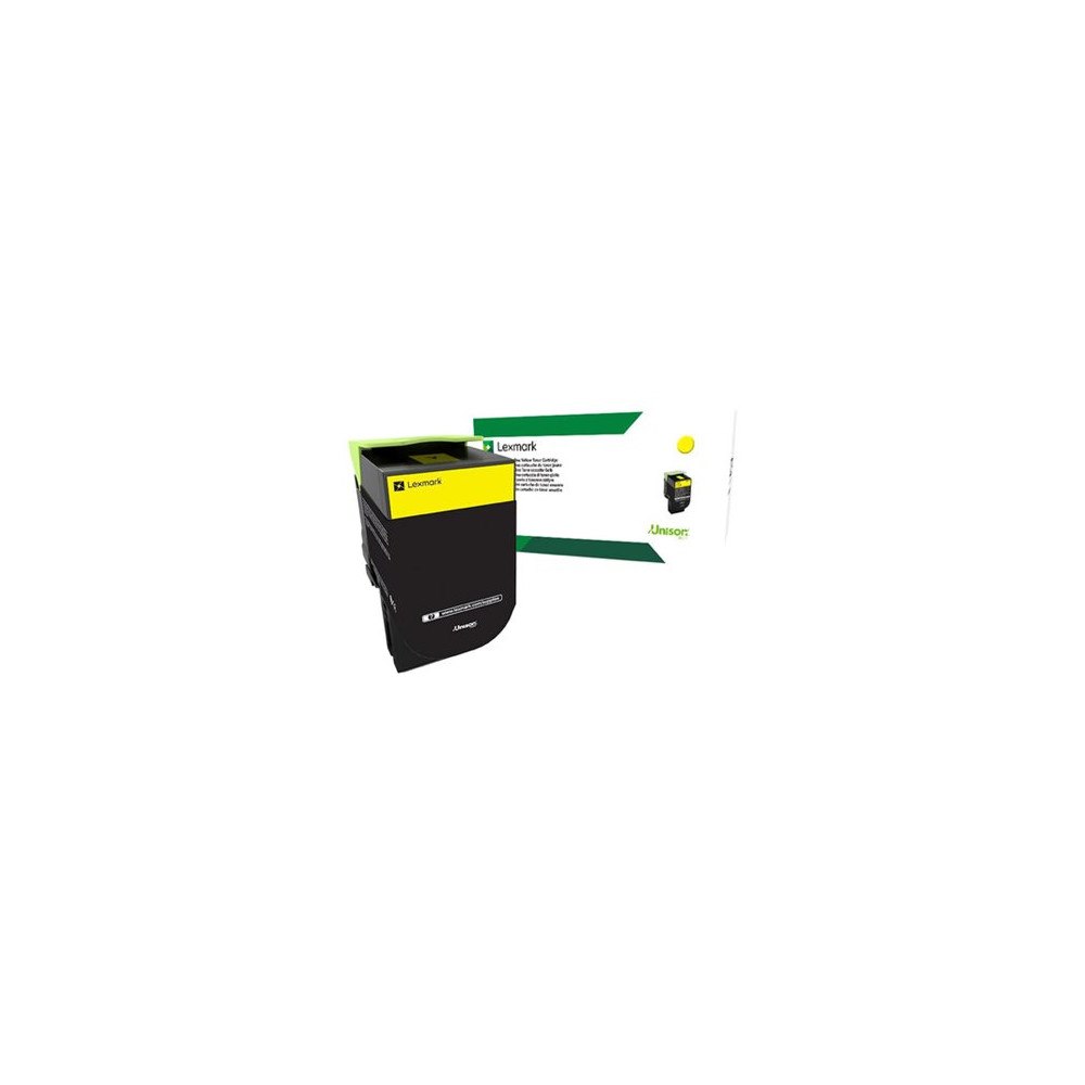 Lexmark International Lexmark 802SY - gul - original - tonerkassett - LCCP, LRP