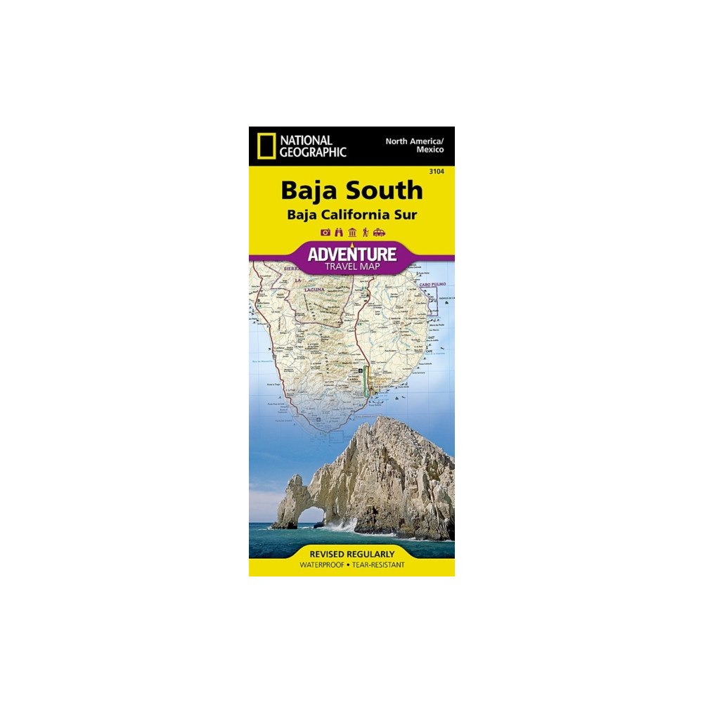 National Geographic Maps Baja California, South, Mexico
