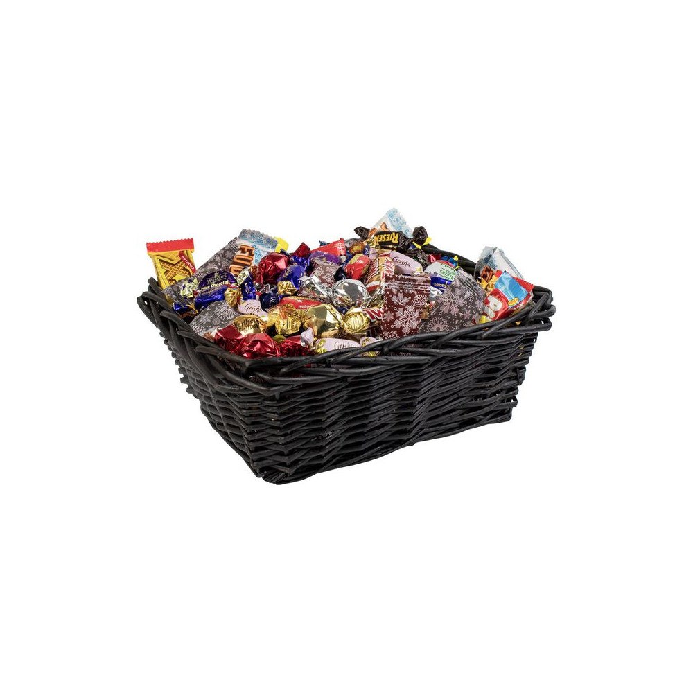 KARAMELLO Godis Presentkorg svart inslaget 2,5kg