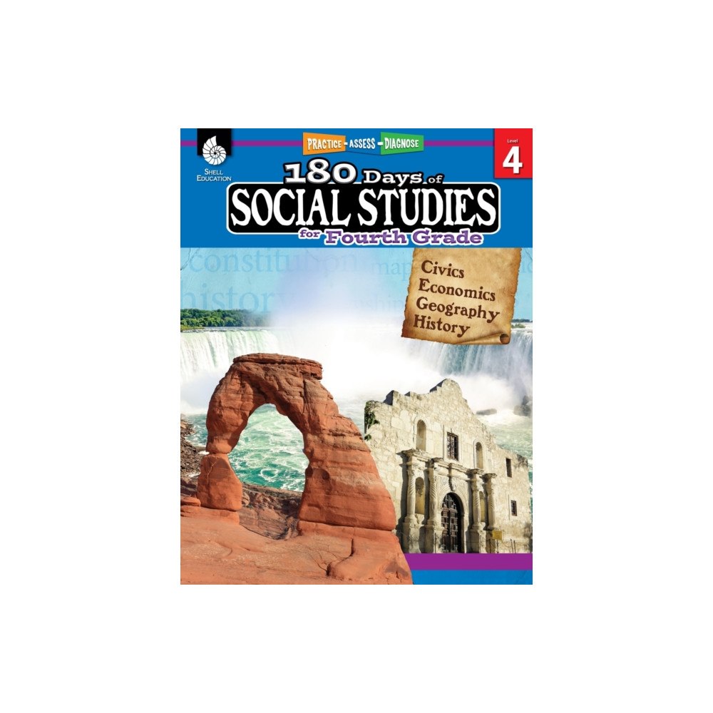 Shell Educational Publishing 180 Days™: Social Studies for Fourth Grade (häftad, eng)