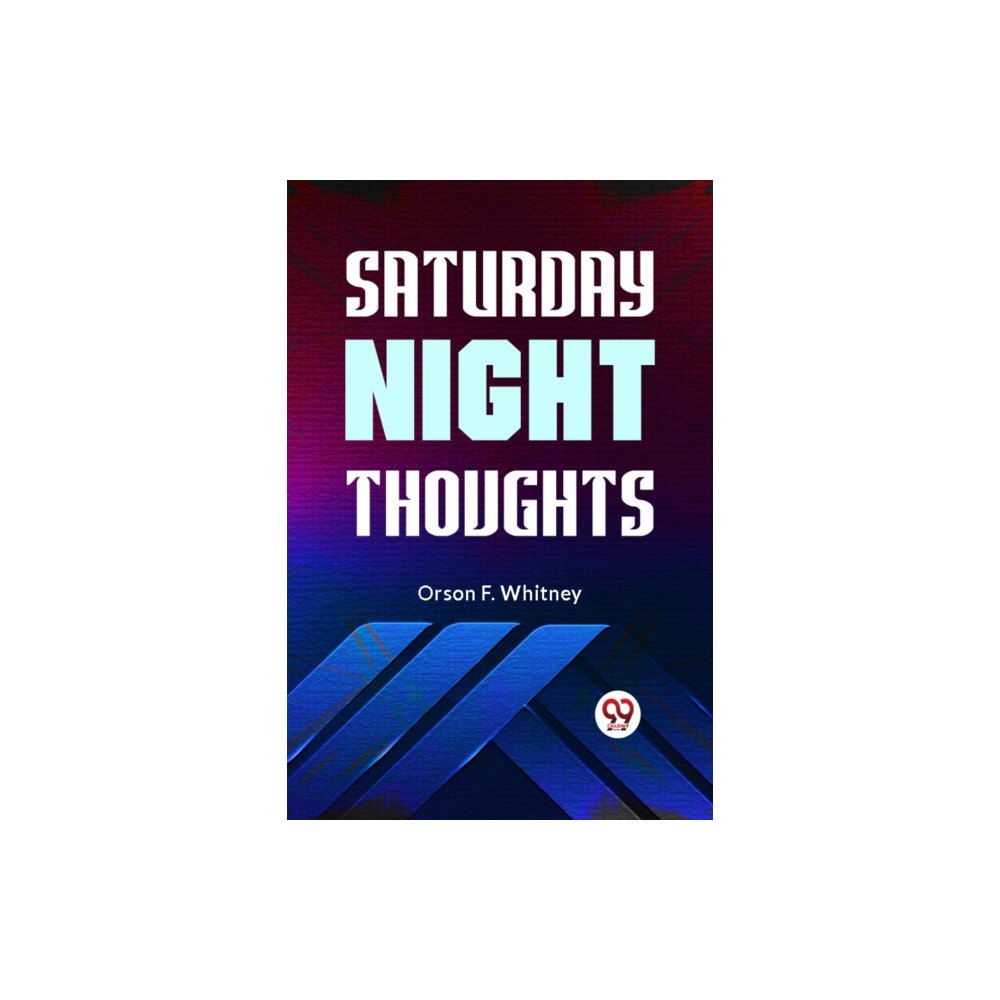 Double 9 Books Saturday Night Thoughts (häftad, eng)