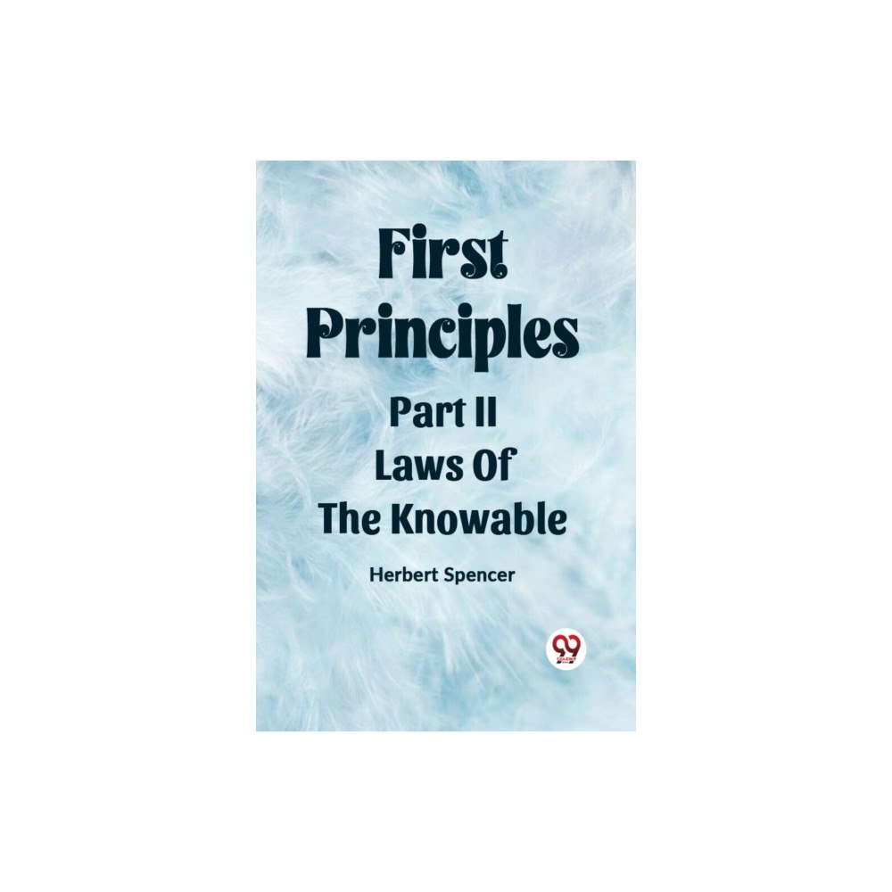 Double 9 Books First Principles Part II Laws Of The Knowable (häftad, eng)