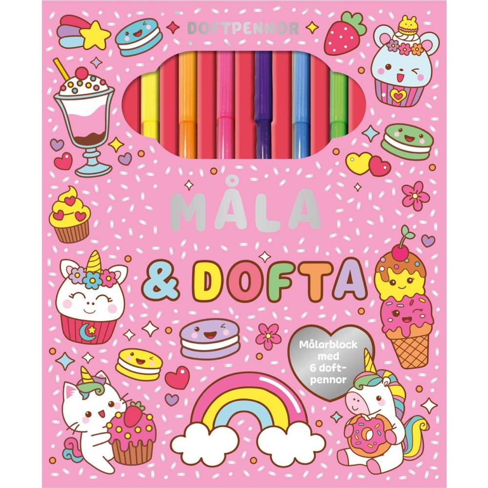 Tukan Förlag Måla & dofta : Målarblock med 6 doftpennor (bok)