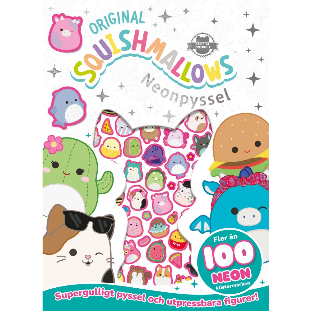 Tukan Förlag Squishmallows. Neonpyssel (häftad)