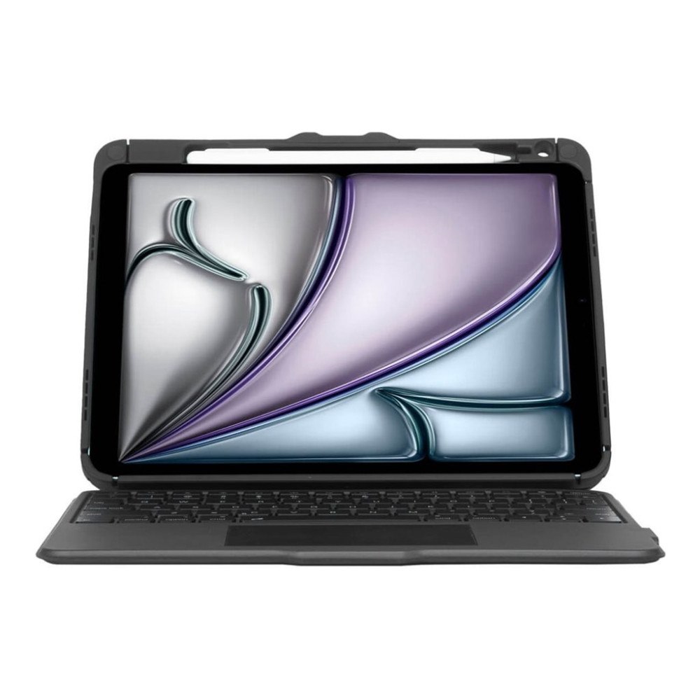 Targus Targus Versavu - tangentbord och foliefodral (tangentbordshölje) - med pekdyna - QWERTY - Nordisk - svart Inmatningsenhe...