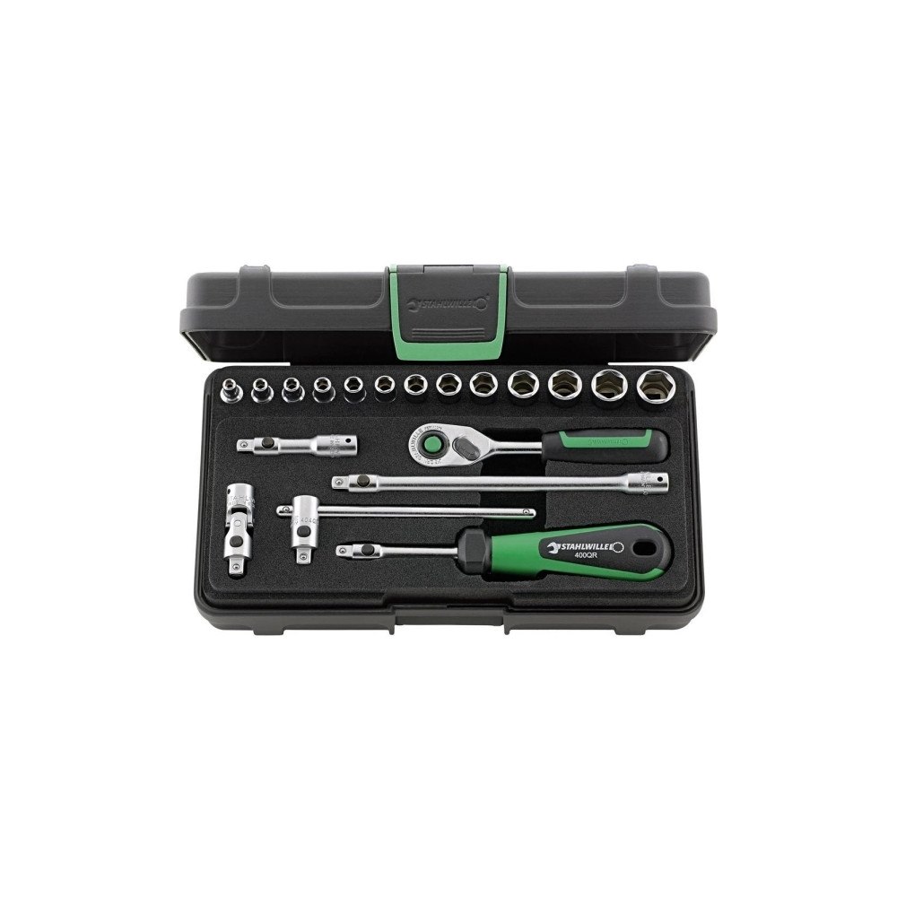 Stahlwille Stahlwille 40/13/6QR KN Topnyckelsats 1/4 (6,3 mm) med 19 de...