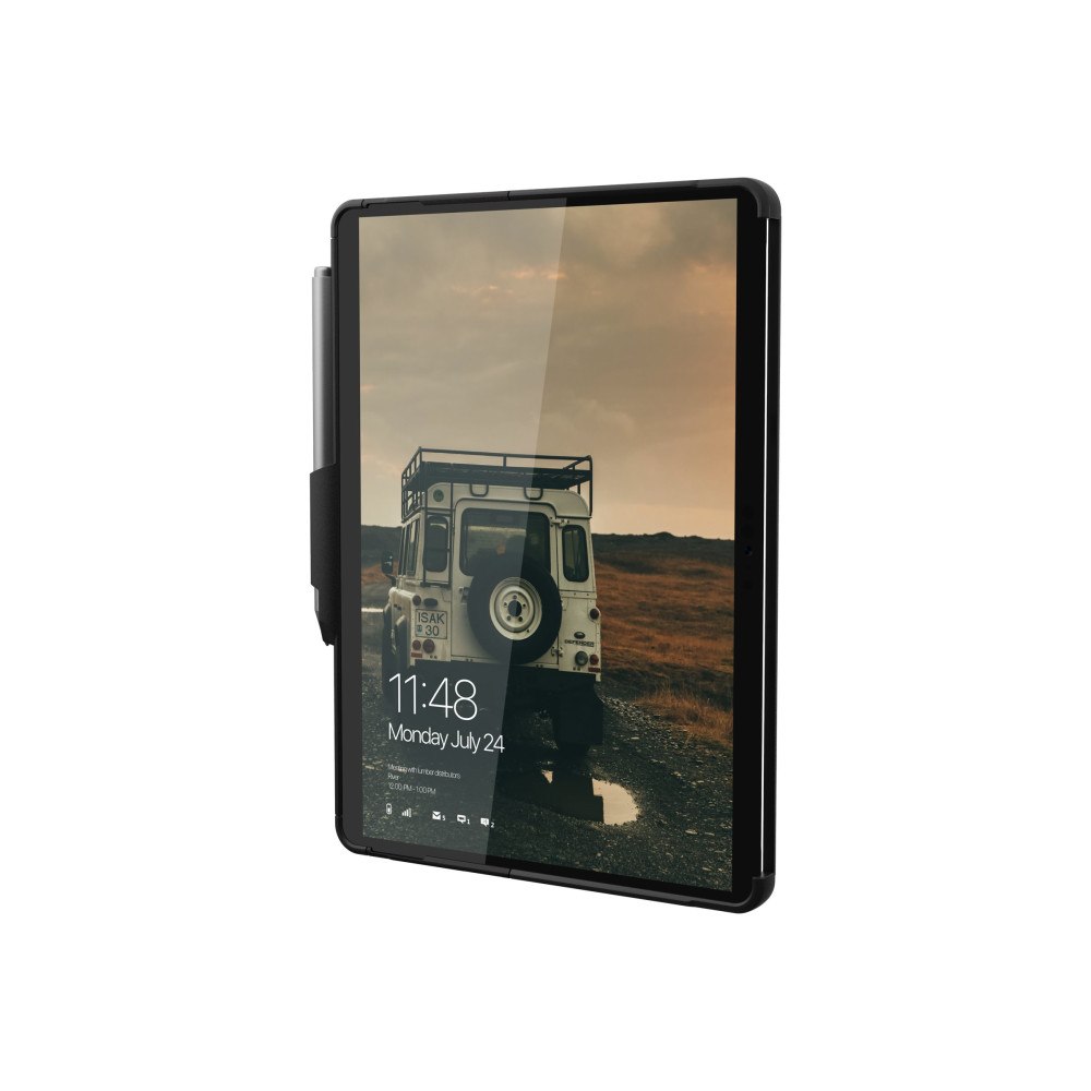 Urban Armor Gear UAG Rugged Case for Microsoft Surface Go 2 Non Retail - Scout Black - baksidesskydd för surfplatta
