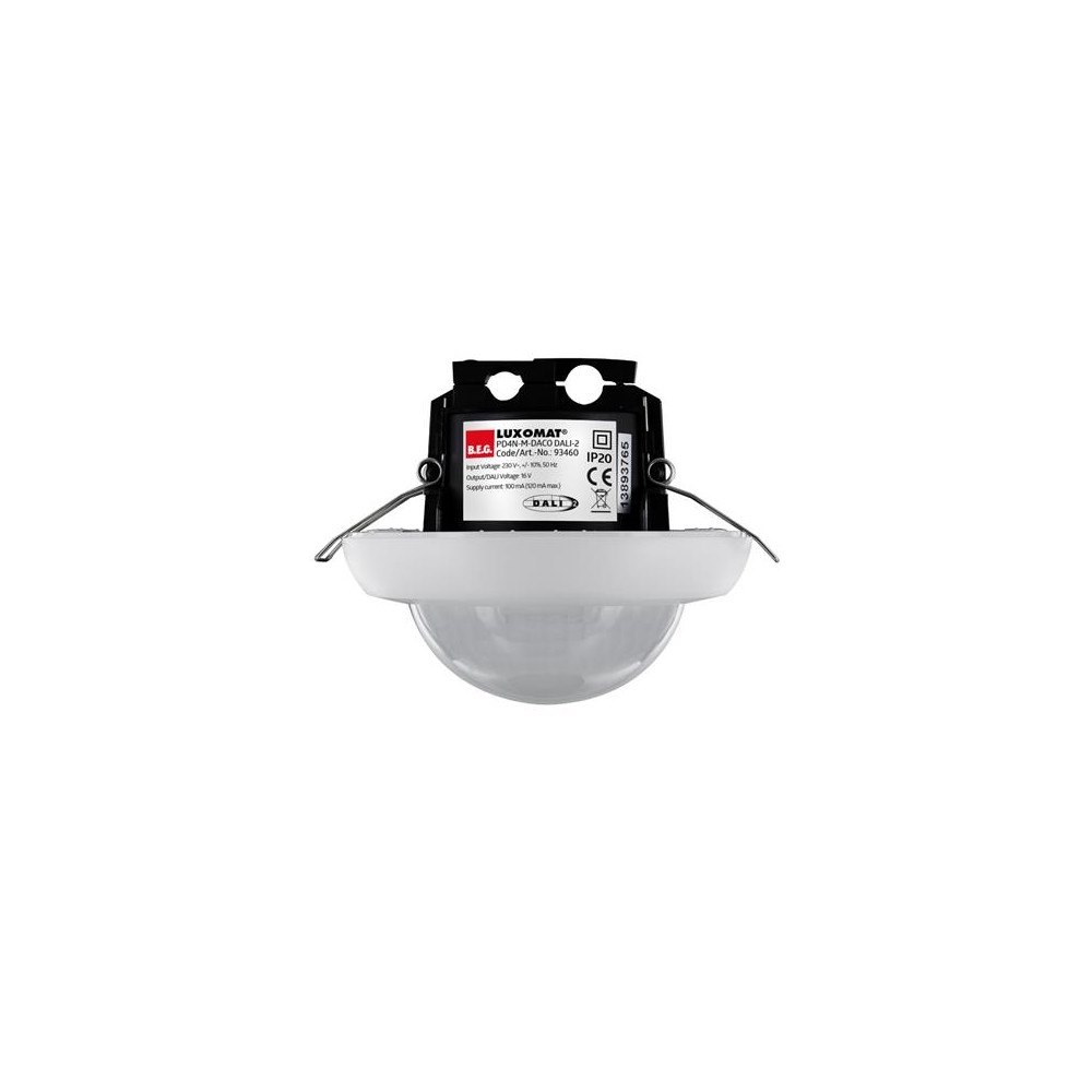 B.E.G. Brück B.E.G PD4N-M-DACO DALI-2 Tilstedeværelsessensor 24m hvid DAL...