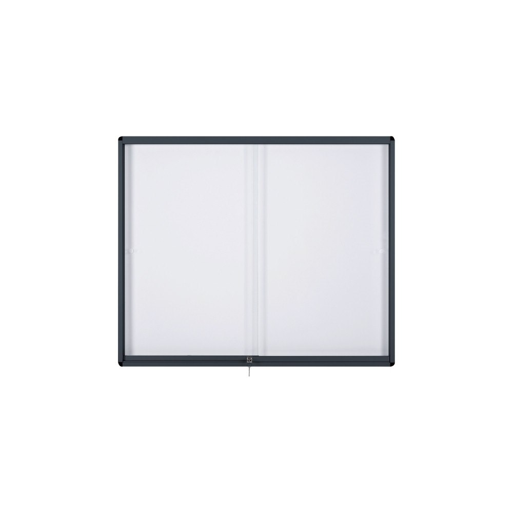 BI-SILQUE Förvaringsskåp med säkerhetsglas bi-office, inomhus, skjutdö...