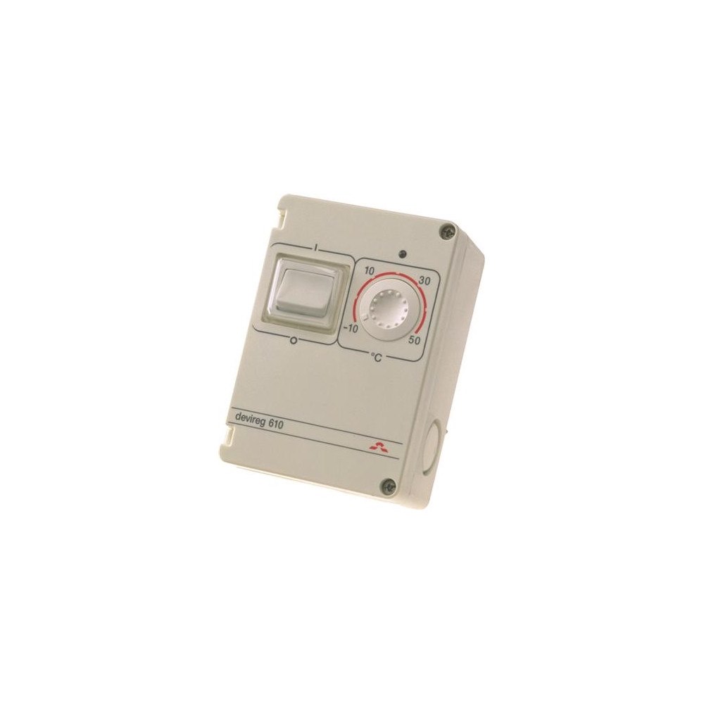 Danfoss DEVIreg 610 termostat IP44 10 A 2-polig, område (-10°C till...