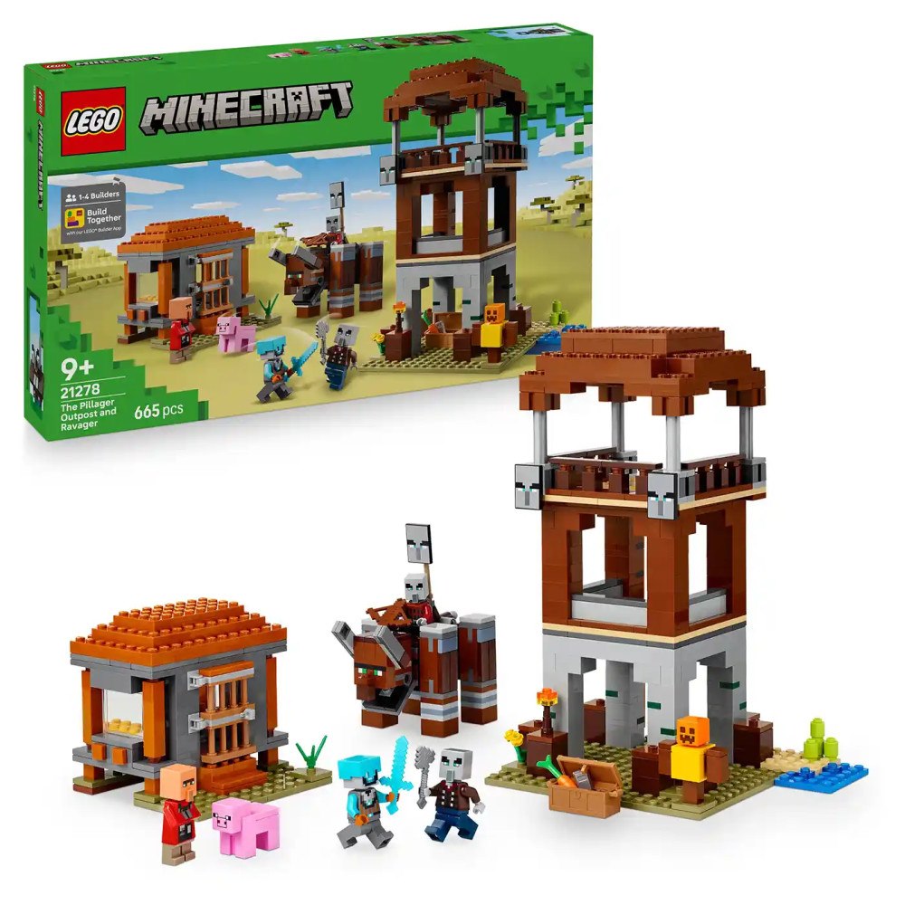 LEGO® LEGO® Minecraft® 21278 Základna plenitelů a Ničitel