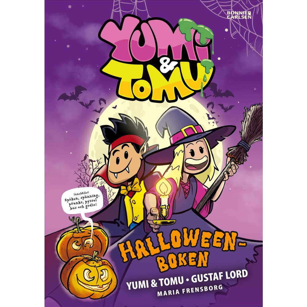Maria Frensborg Yumi & Tomu. Halloweenboken (inbunden)