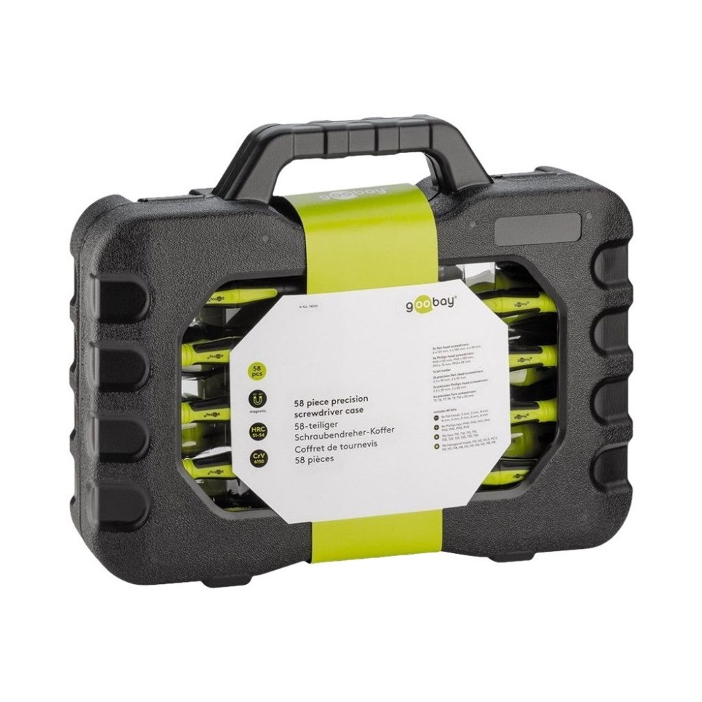 WENTRONIC GMBH goobay - skruvmejsel med bituppsättning - 58 delar