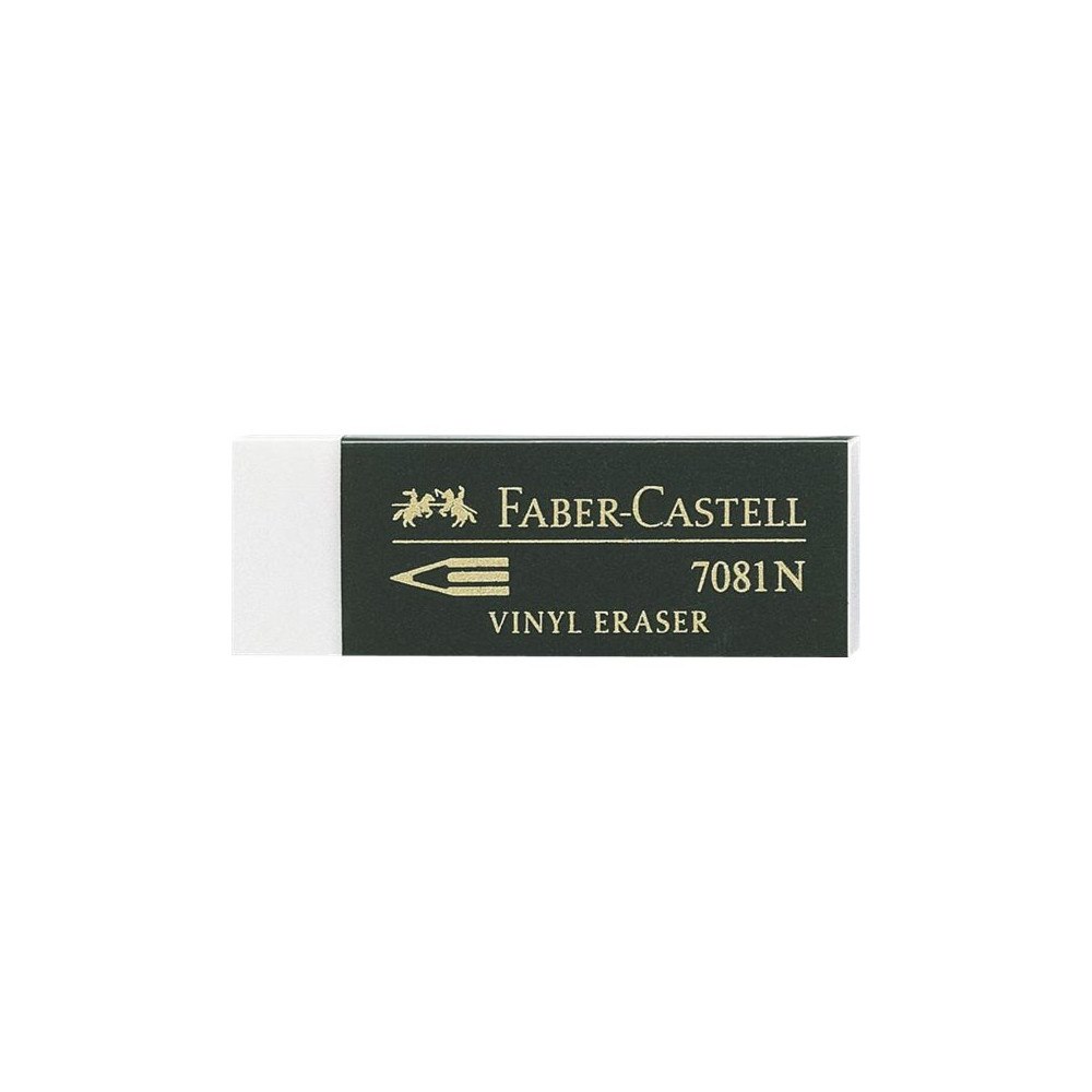 FABER-CASTELL Faber-Castell 7081N - radergummi - vit - plast, vinyl