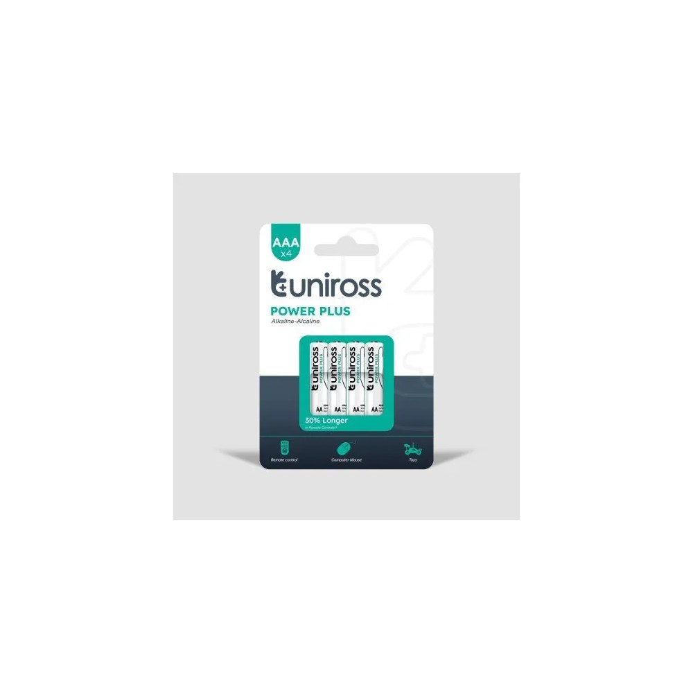 Uniross Batteries Power Plus Alkaline AAA 1.5V
