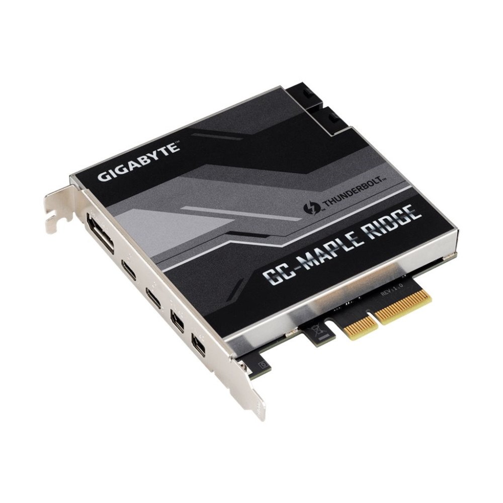 Gigabyte Technology Gigabyte GC-MAPLE RIDGE (rev. 1.0) - Thunderbolt-adapter - PCIe 3.0 x4 - Thunderbolt 4 x 2