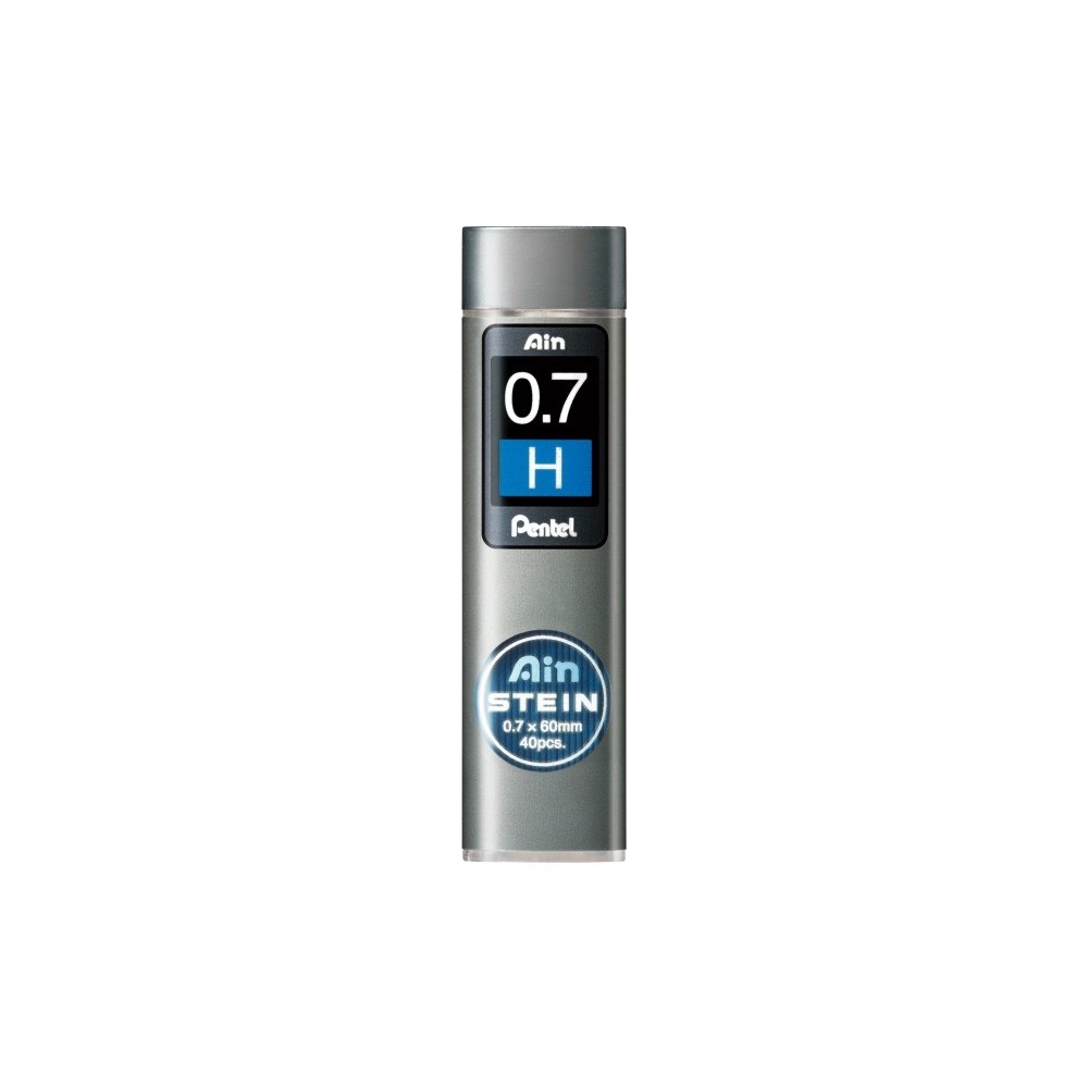 Pentel Stifter, Pentel Ain Stein High Polymer, H, 0,7 mm, pakke a 4...