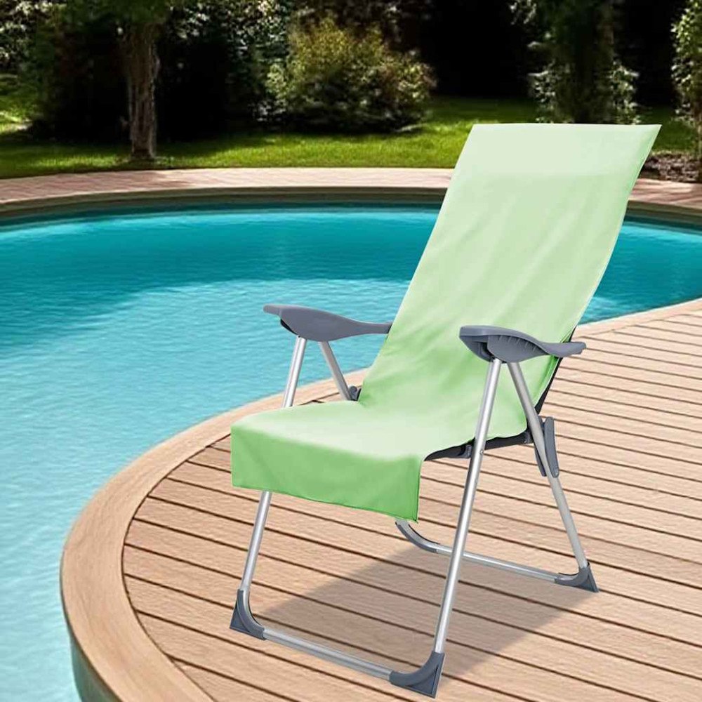 vidaXL Utomhus Stols Handdukar 2 pcs Blå 130 x 60 cm