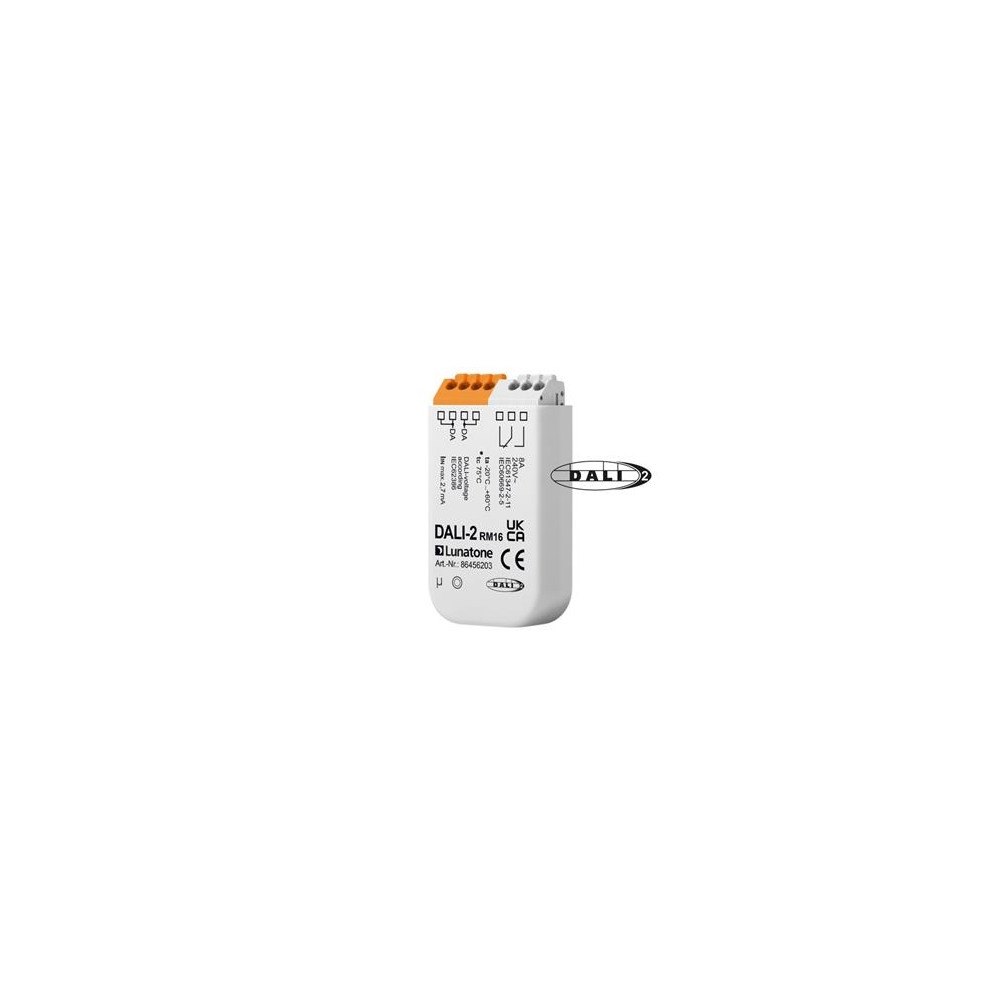 Solar Plus DALI-2 relämodul med en 16 amp kontaktsats. Används för on/o...