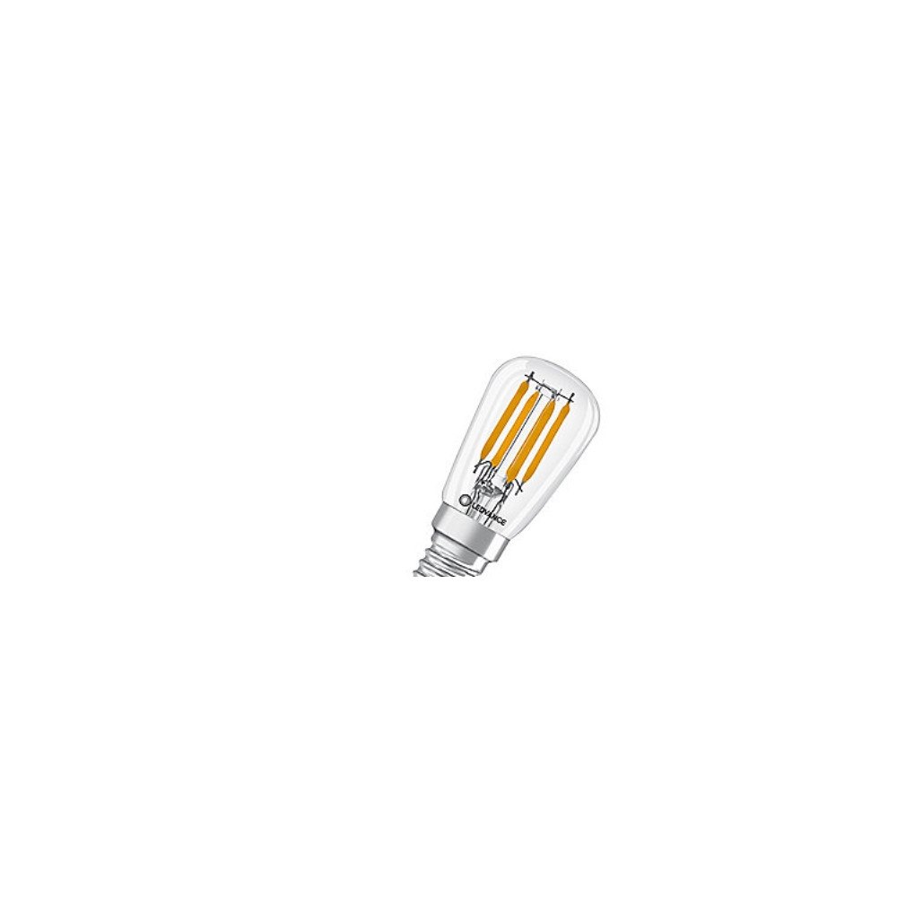 LEDVANCE LEDVANCE Value Class LED Special - LED-glödlampa med filament - form: T26 - klar finish - E14 - 2.8 W - varmt vitt ljus...