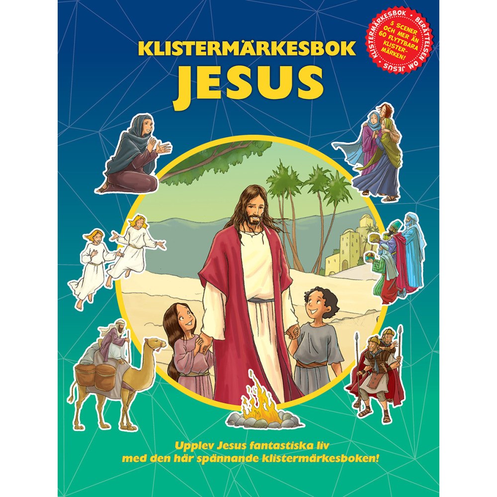 Jacob Vium-Olesen Klistermärkesbok Jesus (häftad)