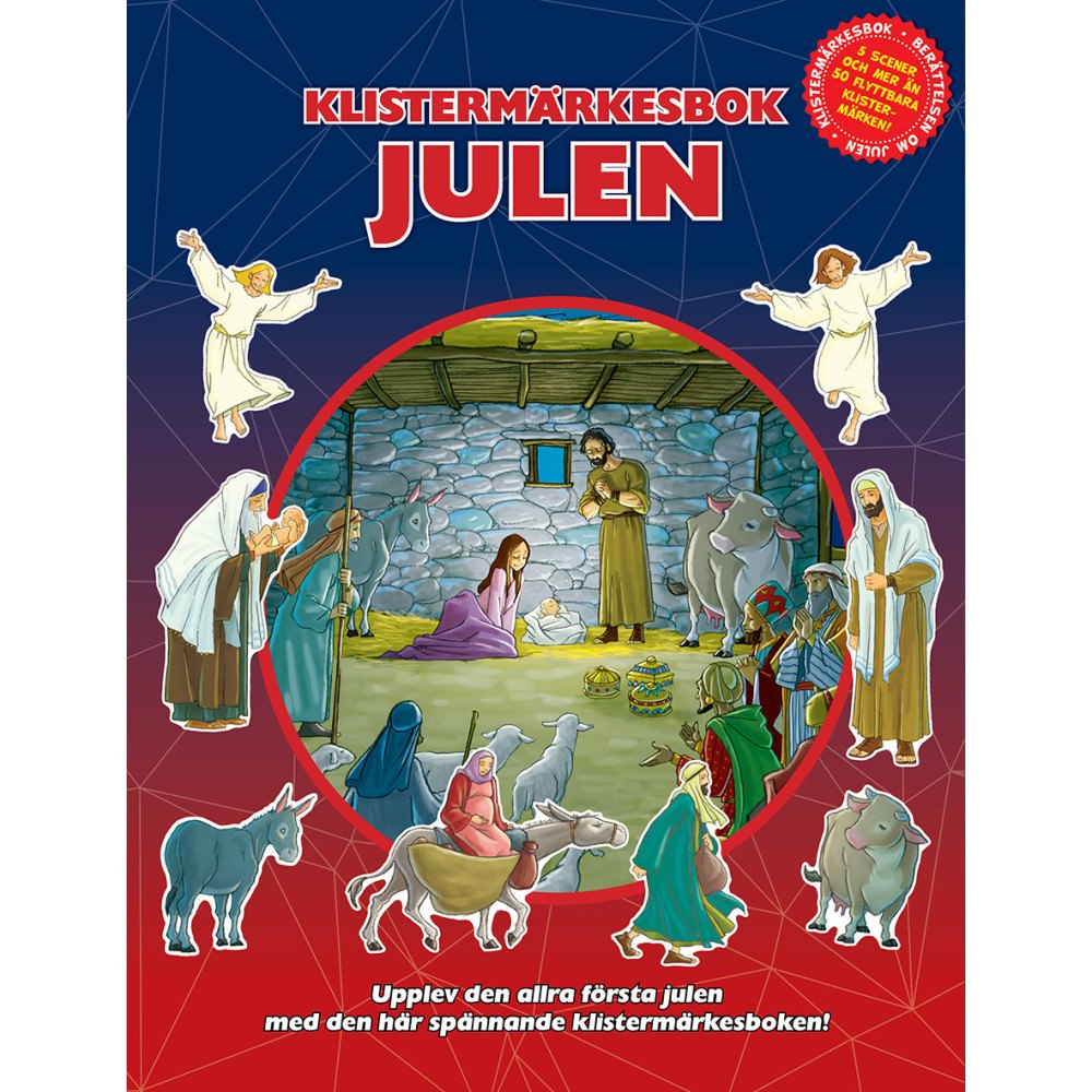 Jacob Vium-Olesen Klistermärkesbok Julen (häftad)